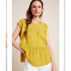 Anthropologie graham and spensor babydoll top
